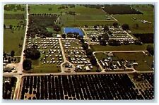 c1950's Aerial View Of Ralph's Travel Park Zephyrhills Florida FL Postcard picture