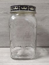 Vintage Vacuum Packed Coffee Jar 1 Lb. Commerical Importing Co. Advertising Jar picture