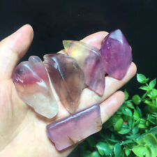 131g 5pcs Natural beautiful Rainbow Fluorite Crystal Polished stone specimens 56 picture