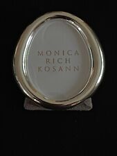 MONICA RICH KOSANN PICTURE FRAMES Sterling Silver,  Oval 2x2.25x0.25”, New picture