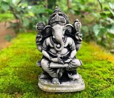 Small Ganesha stone statue Lord Hindu God of Success Mini Ganesh for altar medit picture
