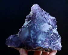 700g Natural Phantom Purple Green Fluorite Mineral Specimen/Yaogangxian  China picture