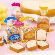 4pcs Cute Toast Bread Shaped Food Eraser Set, School Stationery, School Supplies picture