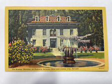 Postcard Old Bowers' Mansion on Highway between Reno and Carson City Nevada picture