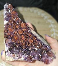 LUSTROUS AMETHYST WITH HEMATITE: MOONLIGHT MINE, THUNDER BAY, CA 676g 104mm picture
