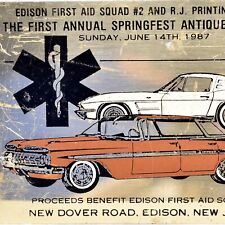 1987 Edison First Aid Quad RJ Printing Springfest Antique Car Show New Dover Rd picture