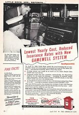 1957 Gamewell Fire Alarm Systems Little Rock, Ark. Original Vintage Print Advert picture