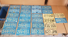 Lot of 26 Vintage New Jersey License Plates Commercial picture