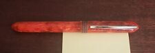 VISCONTI AMIGDALA BALL POINT PEN AMBER w/Gold inclusions SILVER TRIMING P92 picture