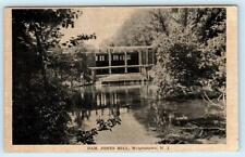 WRIGHTSTOWN, New Jersey NJ ~ Dam JONES MILL Burlington County c1910s  Postcard picture