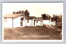 Rose City MI-Michigan RPPC Crystal Springs Cabins Real Photo 1950 Old Postcard picture