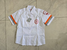 Genuine MDA Magen David Adom Israeli Red Cross Paramedic Shirt UNWORN Size S NWT picture