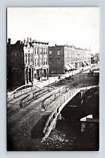 Postcard PA Honesdale Main Street From Basin Bridge Looking South Historical L29 picture