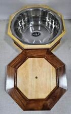 Nautical Vinatge Brown Wooden Chapati Box Casserole Gift Item picture