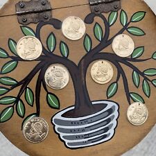 Longaberger BALBOA Central America MONEY TREE Basket UNIQUE rare OOAK ❤️sj17j2s picture