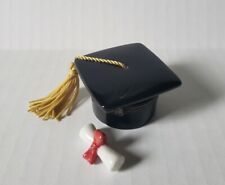 Vtg Porcelain Trinket Box PHB Collection Graduation Cap With Diploma Inside picture