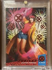 2018 Fleer Ultra Marvel X-Men Heroes Red  Foil /50  Jubilee Signed By C Graziano picture