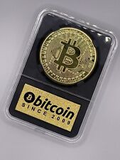 Bitcoin Coin In Collector’s Edition Case Limited Edition Physical Coin Souvenir picture