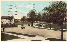 Parkwood Drive - Kansas City, Kansas Vintage Postcard picture