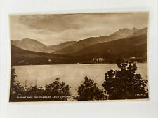 Postcard Tarbet and The Cobbler Loch Lomond Scotland Lake View RPPC Real Photo  picture