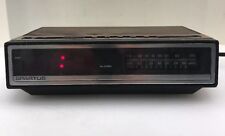 Spartus AM/FM Radio Alarm Clock Model 0107-61 Red LED Vintage Tested Working picture