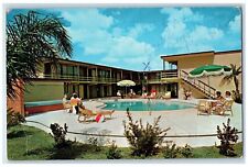 c1960 Regal Motel Cleveland Street Exterior Pool Clearwater Florida FL Postcard picture