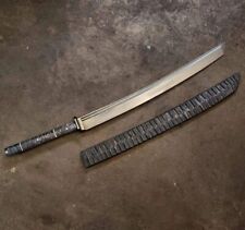 Awesome Handmade 30 inches Carbon Steel Hunting Katana Sword with scabbard. picture