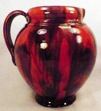 Antique Pitcher Brown Mottled Glaze Soft Paste As Is Condition picture