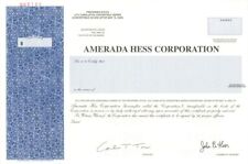Amerada Hess Corp. - 2000 dated Specimen Stock Certificate - Now the Hess Corpor picture