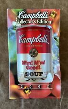 Vintage 2002 Campbell's Collection Edition Glass Soup Can Ornament New picture