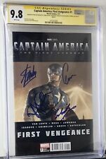 CaptainAmerica 1 CGC 9.8 Sign Stan Lee Chris Evans Sebastian Stan Hayley Atwell picture