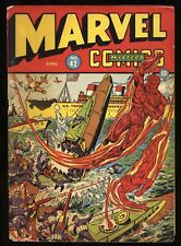 Marvel Mystery Comics #42 Cover Only Classic WWII Schomburg Cover Timely 1943 picture