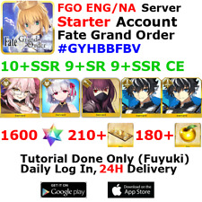 [ENG/NA][INST] FGO / Fate Grand Order Starter Account 10+SSR 210+Tix 1650+SQ #GY picture