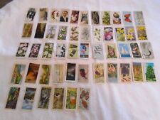 50 Vintage Cards 1930's W.D. & H.O Wills Brooke Bond Tea  Birds Flowers Military picture