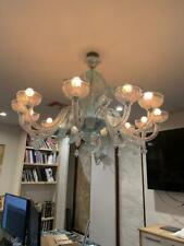 Italian design blown glass chandelier picture