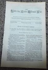 MILLENNIAL STAR of August 18, 1855 LDS Mormon Magazine Vol 17 picture