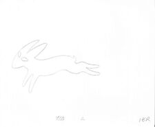 Watership Down 1978 Black Rabbit of Inle Production Animation Cel Drawing BR10 picture