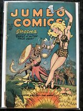 Jumbo Comics #101 1947 Fiction House Golden Age Pre-Code Jungle Comic Book picture