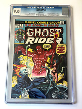 Ghost Rider #2 CGC 9.0 1973 Marvel Comic Key 1st Son of Satan Hellstorm WHITE picture