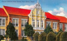Thomas Jefferson High School Port Arthur TEXAS Postcard picture