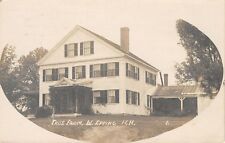 West Epping NH~Two-Buggy Garage~Closeup of True Farm~Colonial Home ~RPPC 1915 picture
