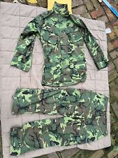 New ERDL Low Land Camo Coat (SML L) & Trouser (MED S) Collectors's Museum Cond picture