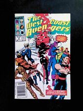 Avengers West Coast #37  MARVEL Comics 1988 VF- NEWSSTAND picture