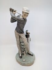 Vintage Lladro Golfer Man Porcelain Figurine #4824 picture