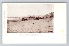 Newport OR-Oregon, Nye Brook Beach Bathers, Vintage c1905 Postcard picture