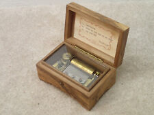 Lador Vintage 3 Tune Cylinder Music Box Swiss Estate Item For Display picture