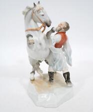 Herend Porcelain Man w/ Rearing Horse Horseherd of Hortobagy Figurine 9