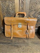 Vintage Canadian Army Leather Briefcase picture