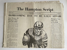 Hampton Script Civil Rights 1940 #historyinpieces HBCU picture