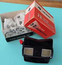 Rare Sawyer's Black w Red Lever view-master Visor Viewer Model E Bakelite Boxed picture